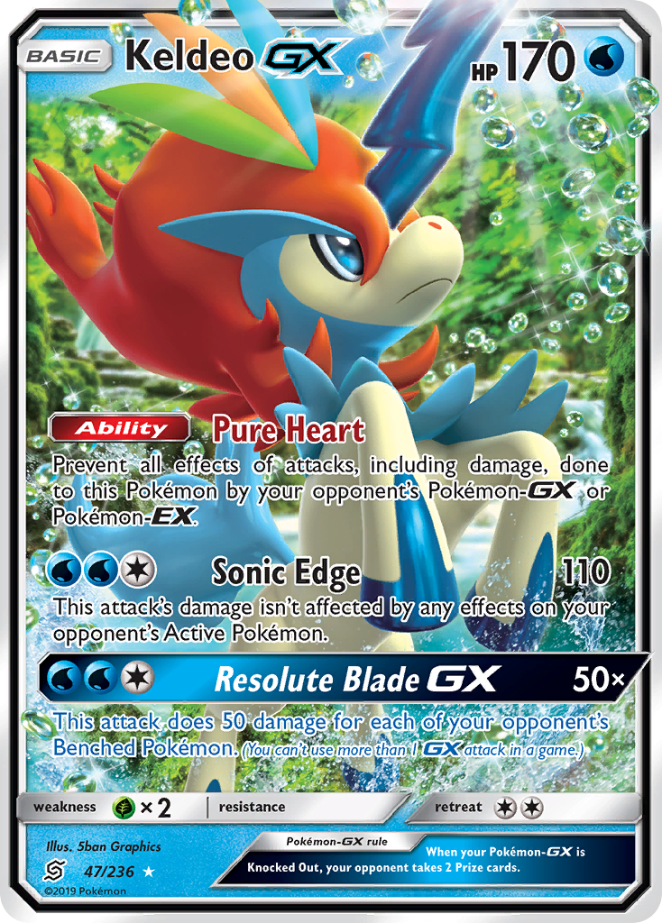 Unified Minds Keldeo GX #47/236